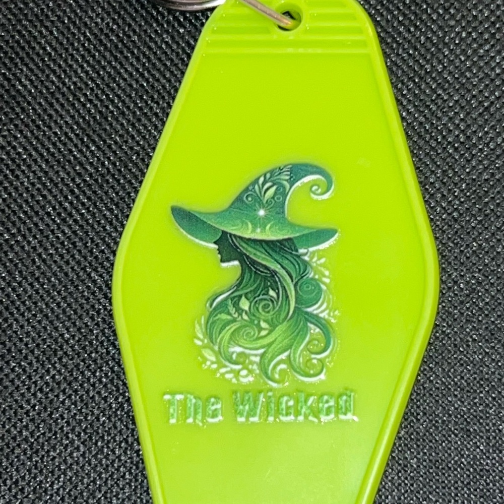 Green 'Team Elphaba' Keychain